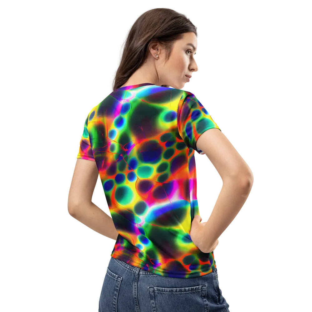 Lucid Voltage on Women's Crew Neck T-Shirt — Back