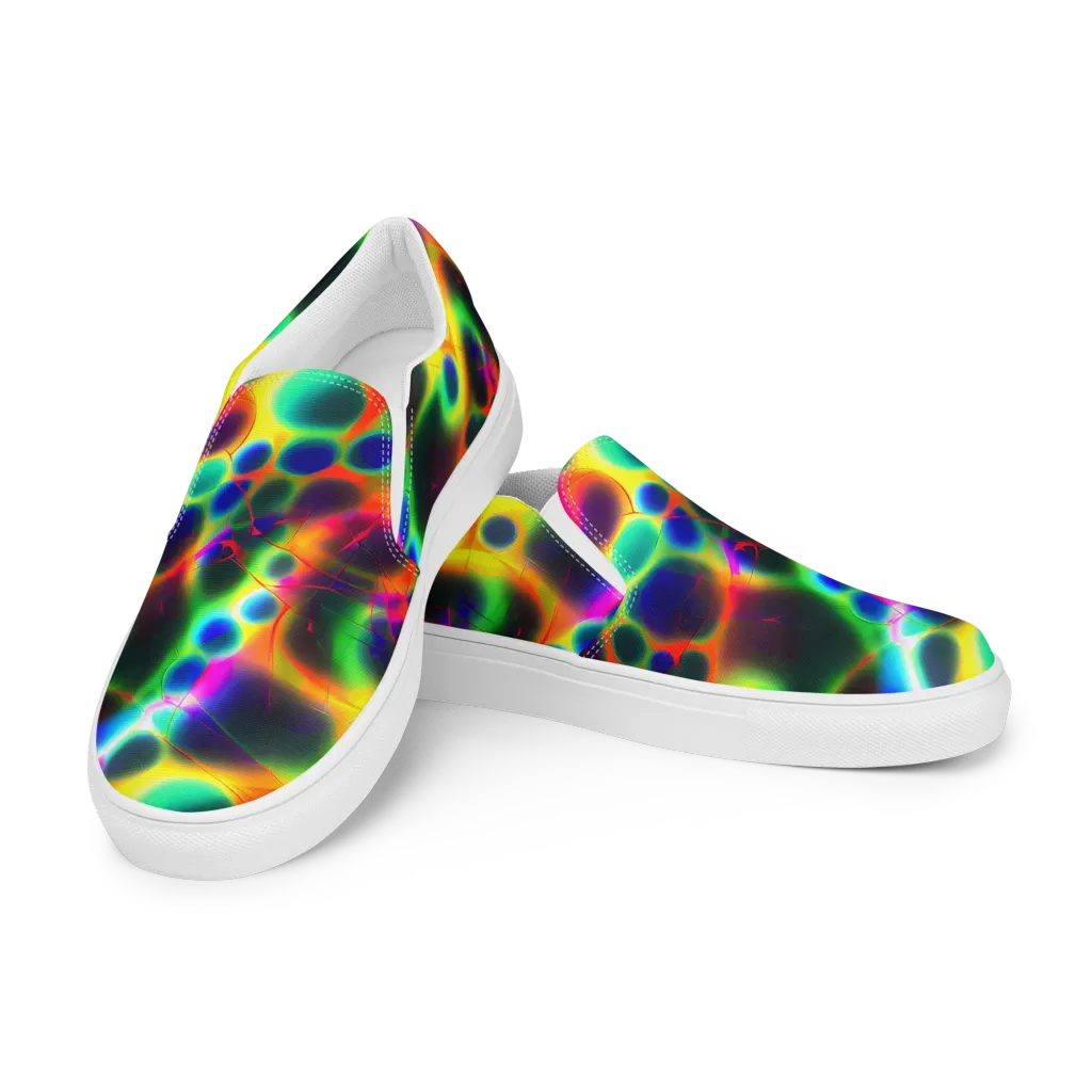 Lucid Voltage on Men's Slip-On Canvas Shoes — Left Front