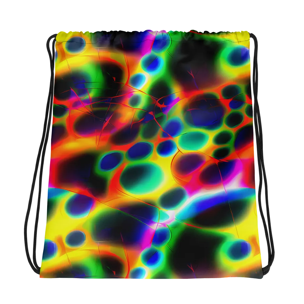 Lucid Voltage on Drawstring Bag — Photo