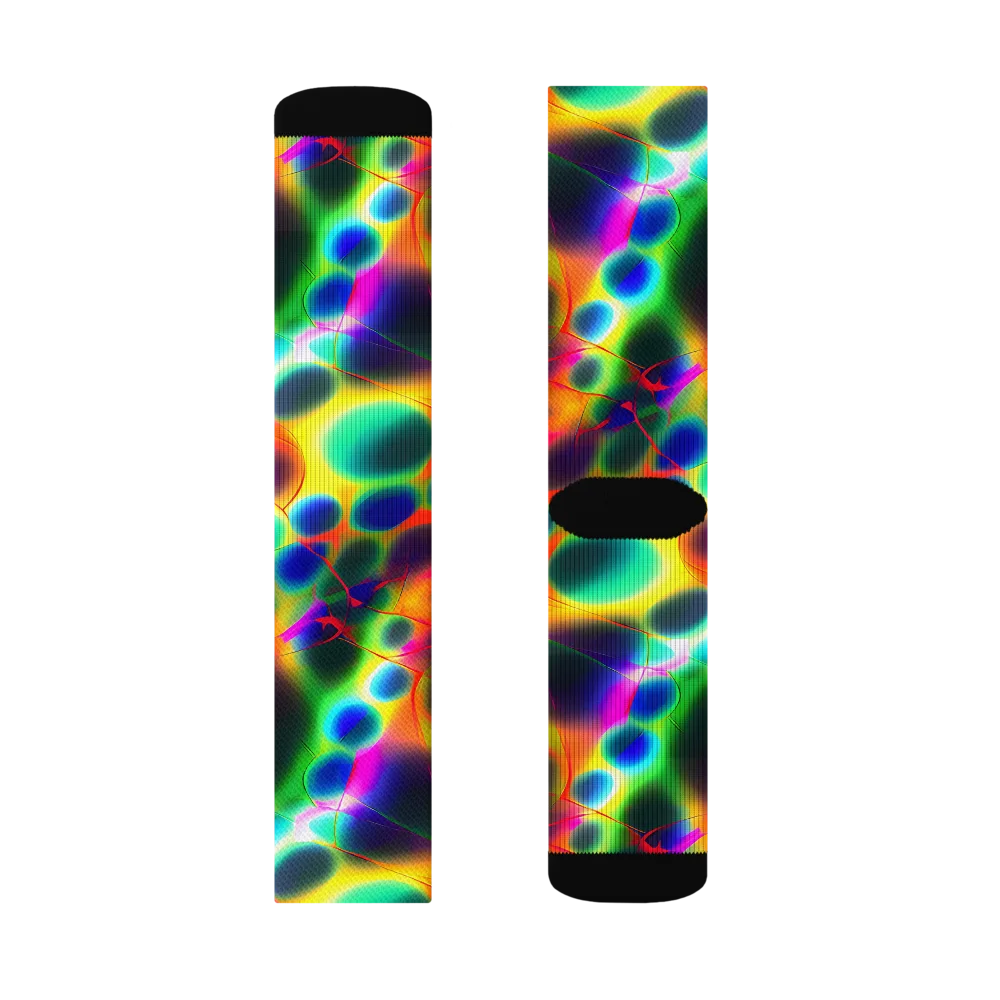 Lucid Voltage on Socks — Right Sock