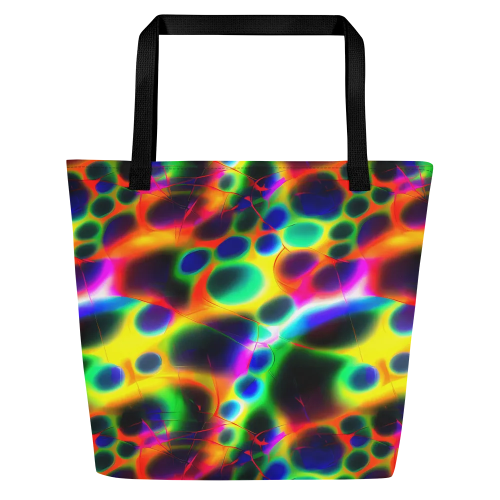 Lucid Voltage on Large Tote Bag W/ Pocket — Front