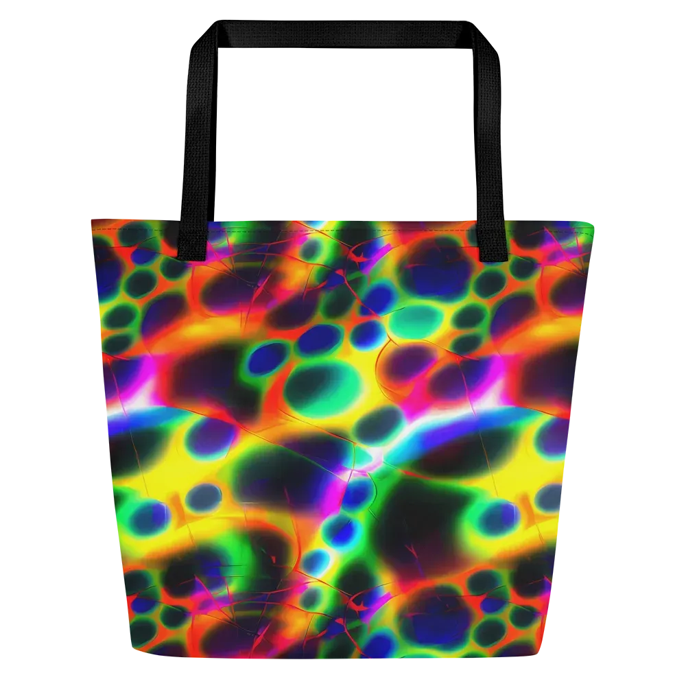 Lucid Voltage on Large Tote Bag W/ Pocket — Front