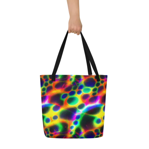 Lucid Voltage on a Large Tote Bag W/ Pocket