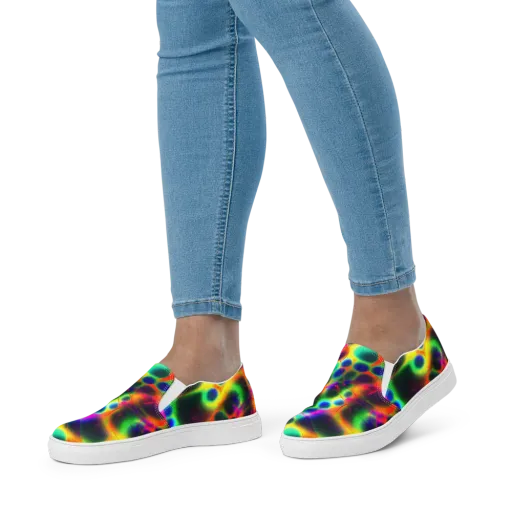 Lucid Voltage on a Women's Slip-On Canvas Shoes