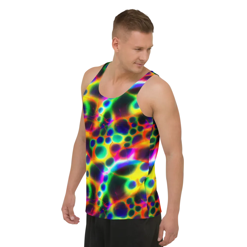 Lucid Voltage on Men's Tank Top — Left Front