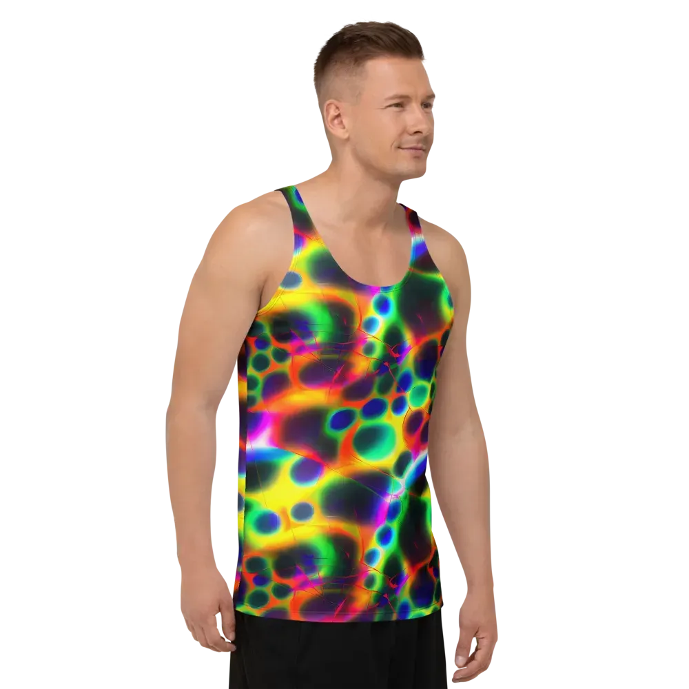 Lucid Voltage on Men's Tank Top — Right Front