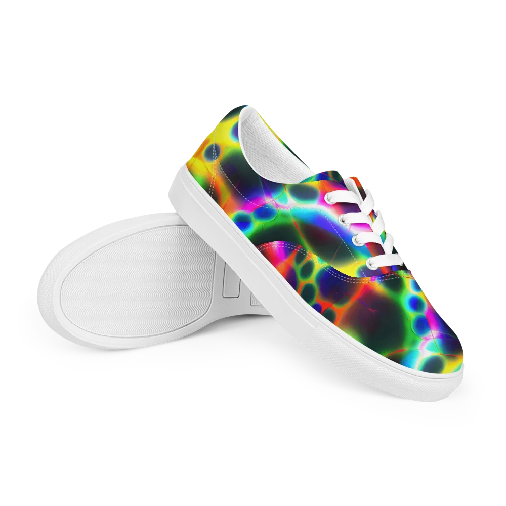 Lucid Voltage on Men's Lace-Up Canvas Shoes — Right Front