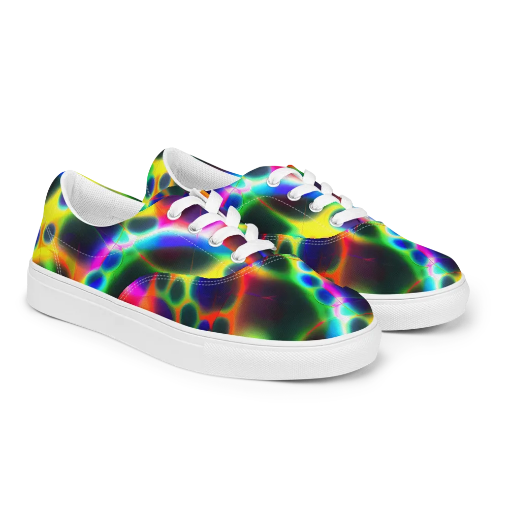 Lucid Voltage on Men's Lace-Up Canvas Shoes — Right Front