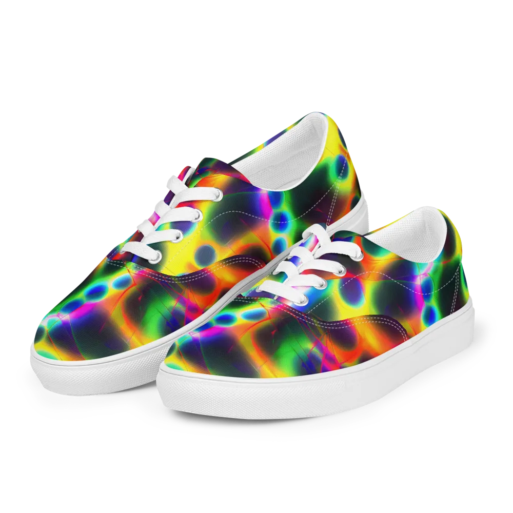 Lucid Voltage on Men's Lace-Up Canvas Shoes — Left Front