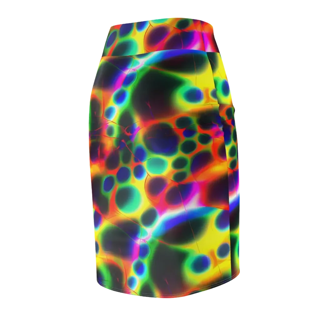 Lucid Voltage on Pencil Skirt — Back Side