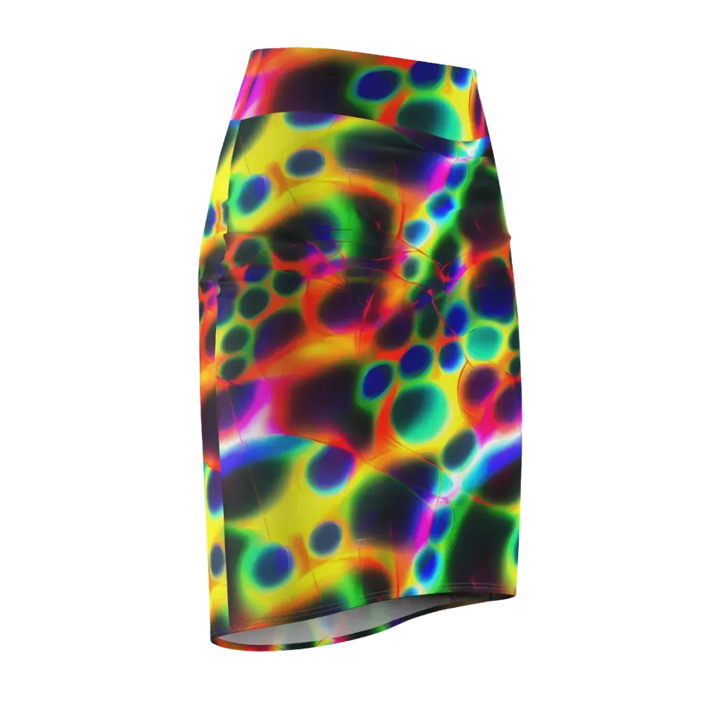Lucid Voltage on Pencil Skirt — Front Side