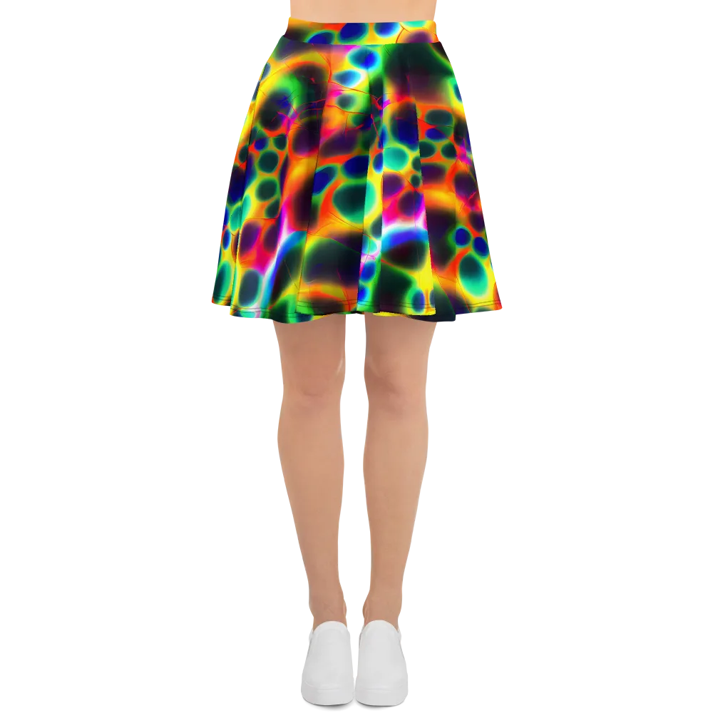 Lucid Voltage on Skater Skirt — Front