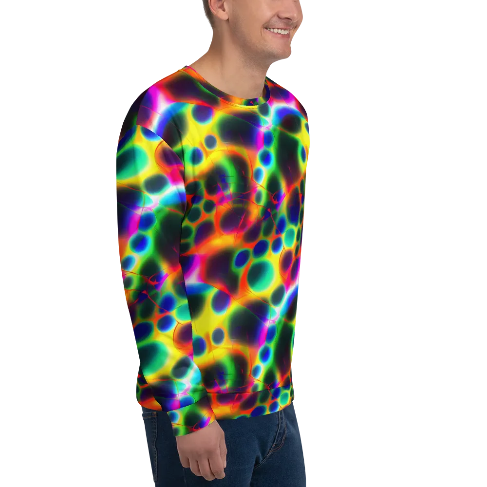Lucid Voltage on Sweatshirt — Right Front