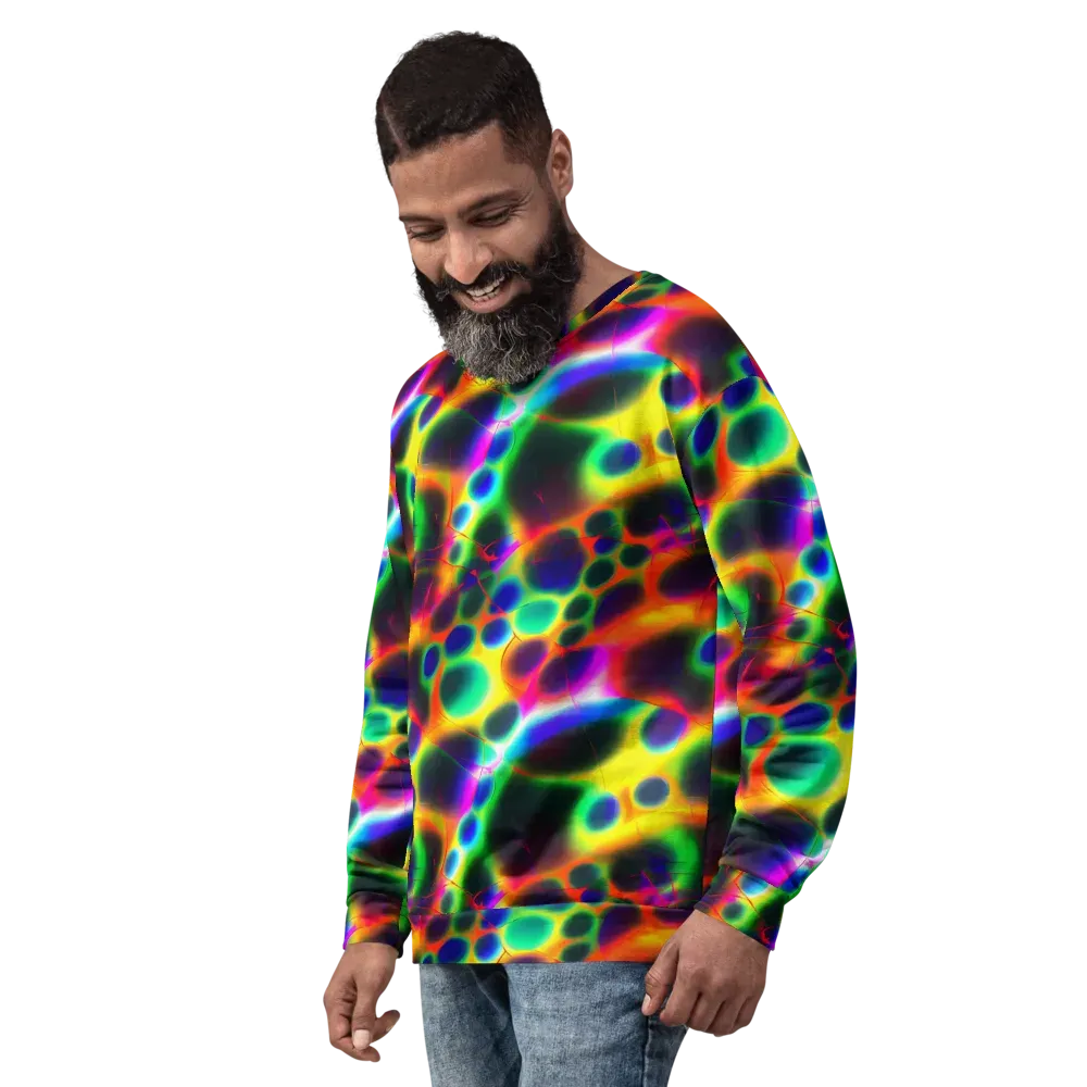 Lucid Voltage on Sweatshirt — Left Front
