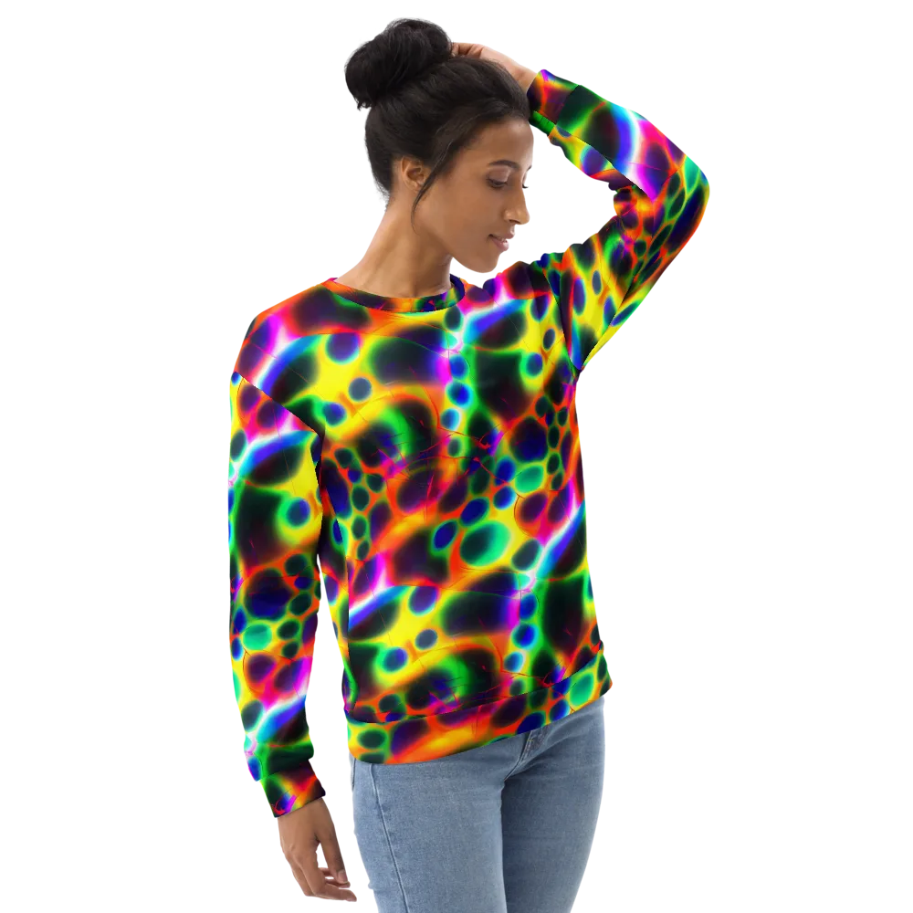 Lucid Voltage on Sweatshirt — Right Front
