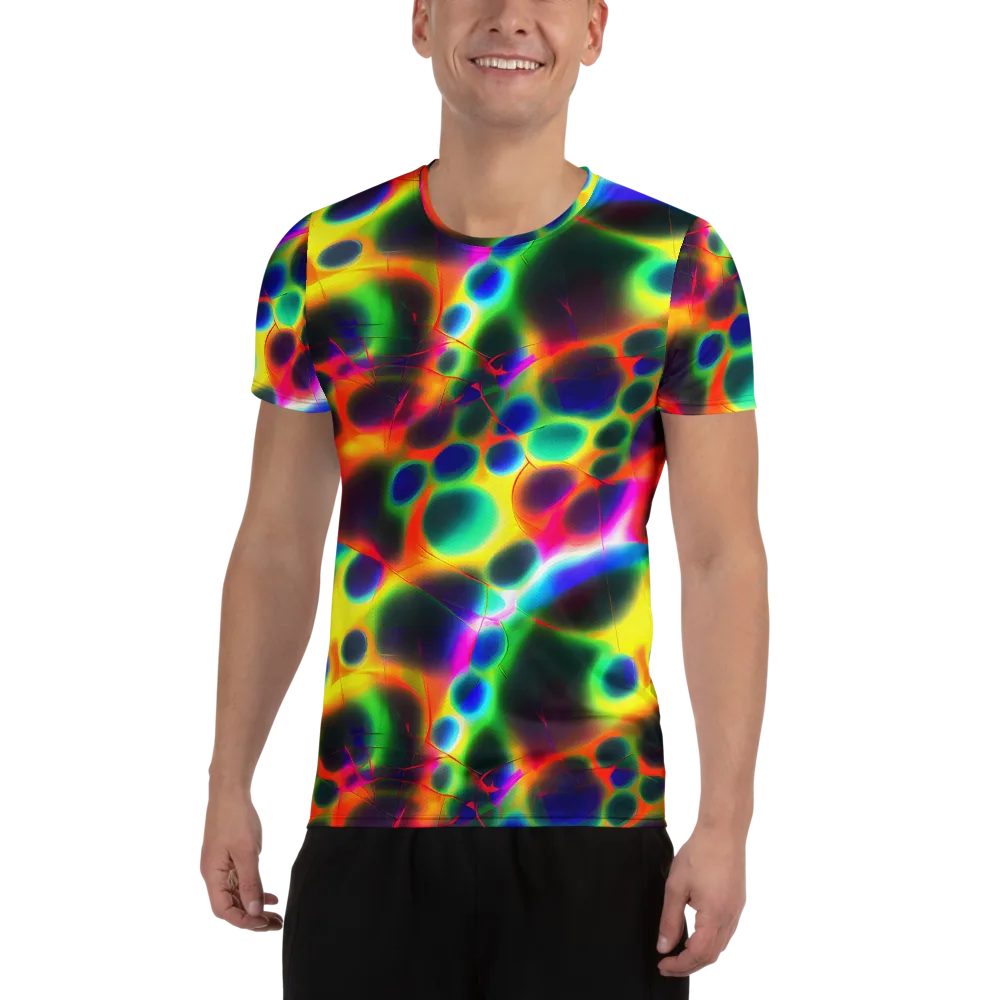 Lucid Voltage on Men's Athletic T-Shirt — Front