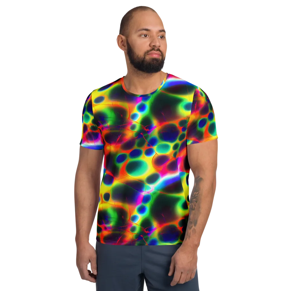 Lucid Voltage on Men's Athletic T-Shirt — Front