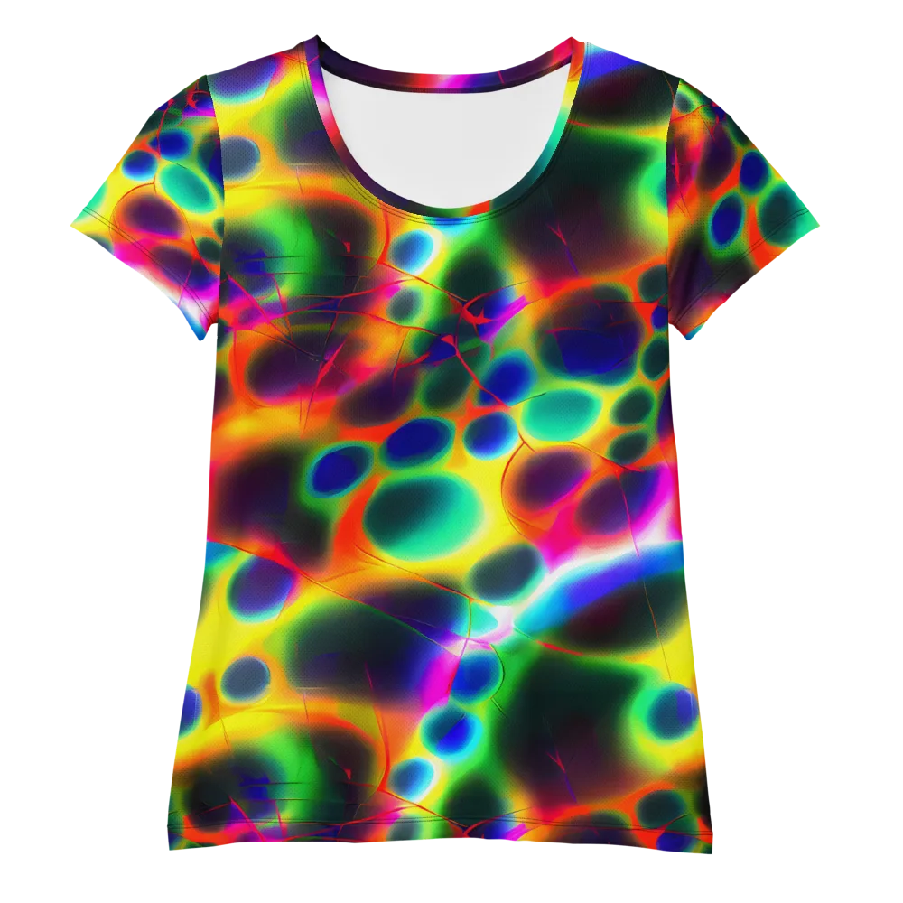 Lucid Voltage on Women's Athletic T-Shirt — Front