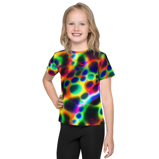 Lucid Voltage on a Kids Crew Neck T-Shirt