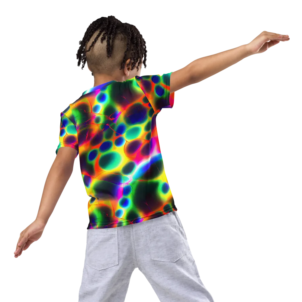 Lucid Voltage on Kids Crew Neck T-Shirt — Back
