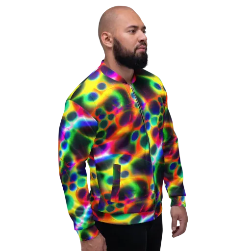 Lucid Voltage on a Bomber Jacket