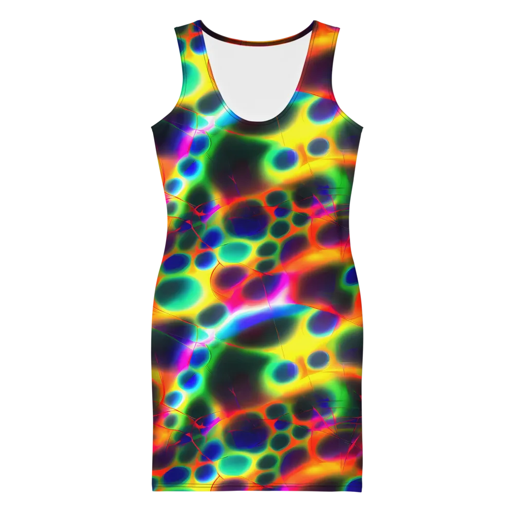 Lucid Voltage on Bodycon Dress — Front