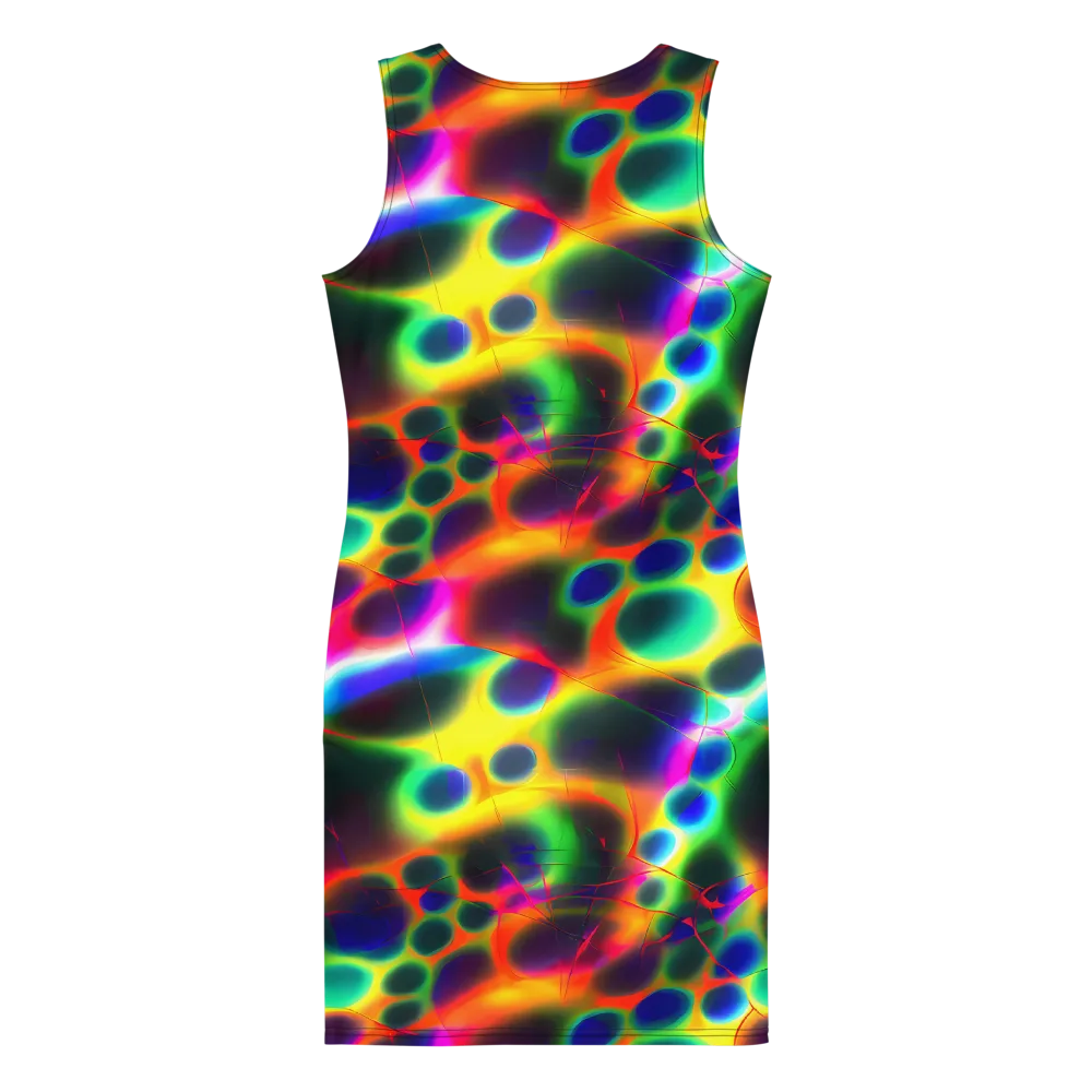 Lucid Voltage on Bodycon Dress — Back