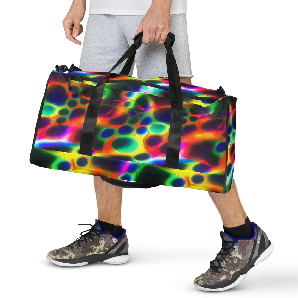 Lucid Voltage on Duffle Bag — Front