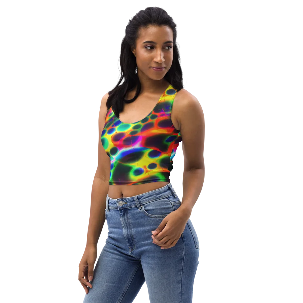 Lucid Voltage on Crop Top — Left Front