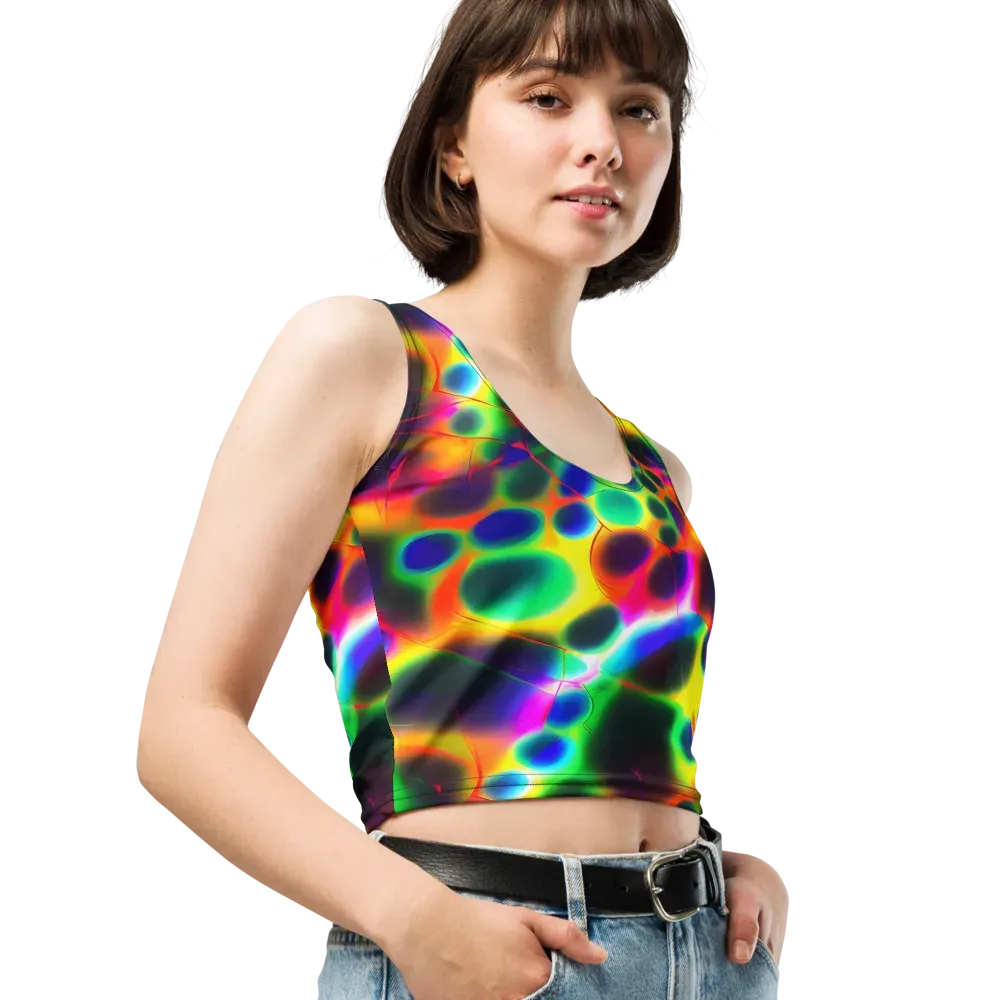Lucid Voltage on Crop Top — Right Front