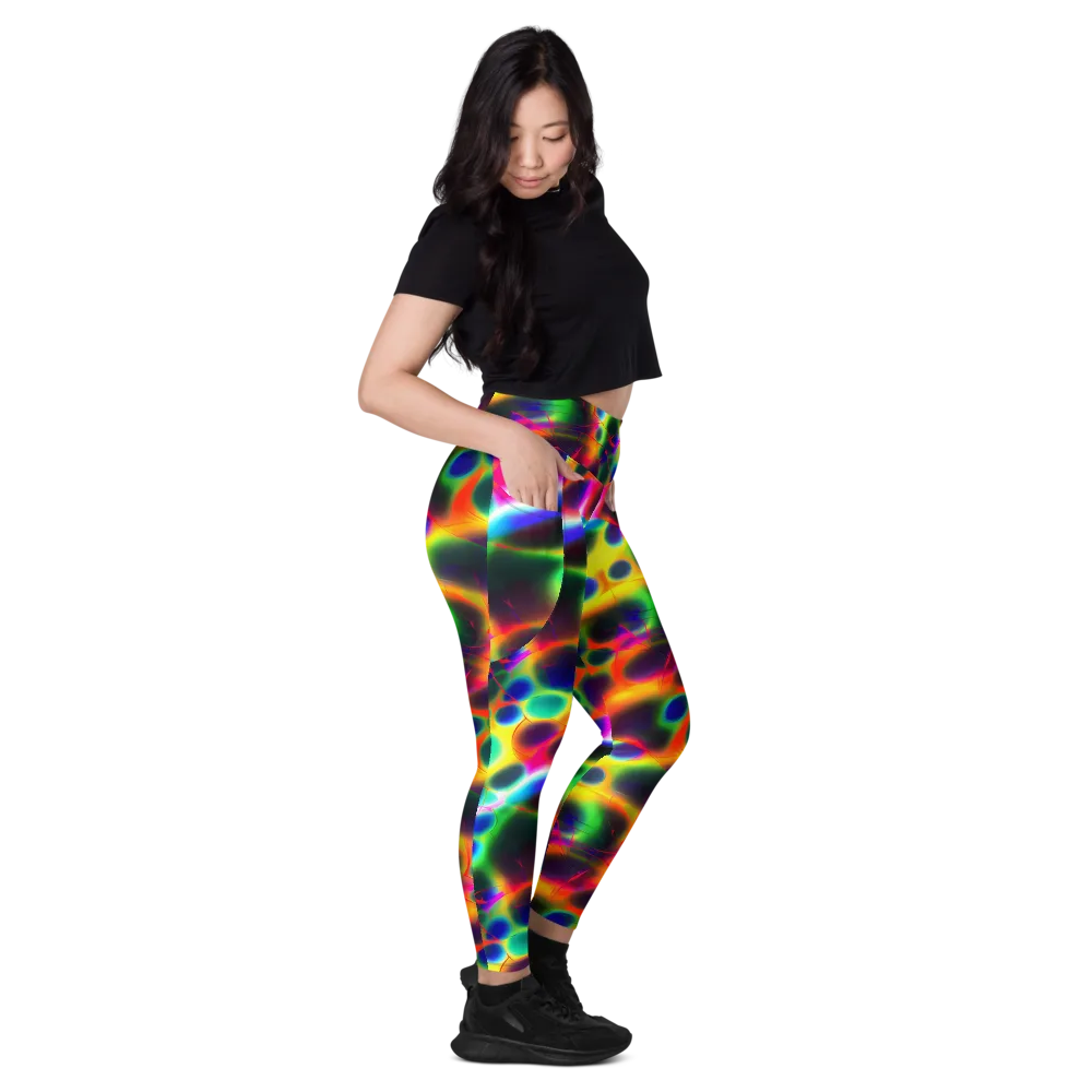 Lucid Voltage on Leggings with Pockets — Right
