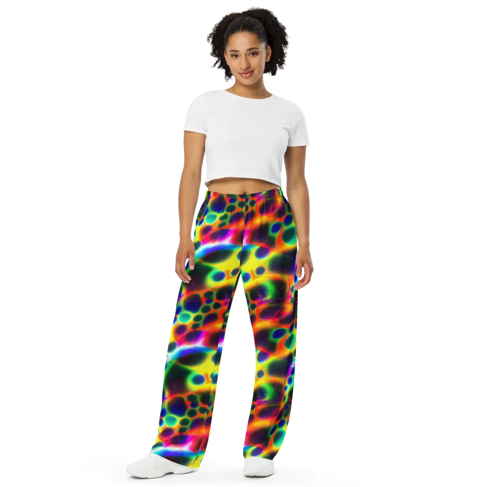 Lucid Voltage on Wide-Leg Pants — Front