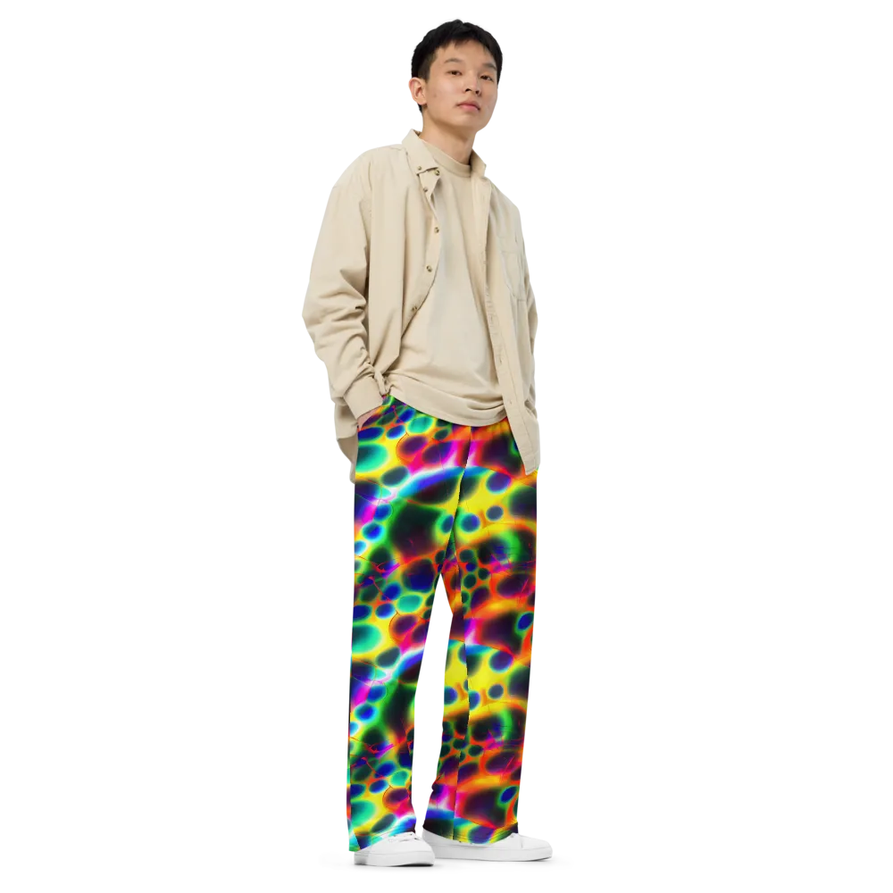 Lucid Voltage on Wide-Leg Pants — Right Front