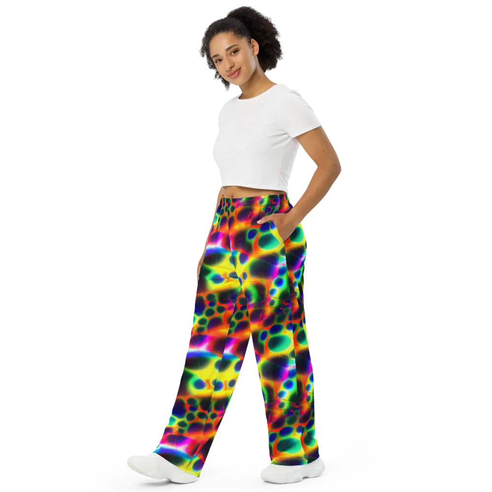 Lucid Voltage on Wide-Leg Pants — Left Front