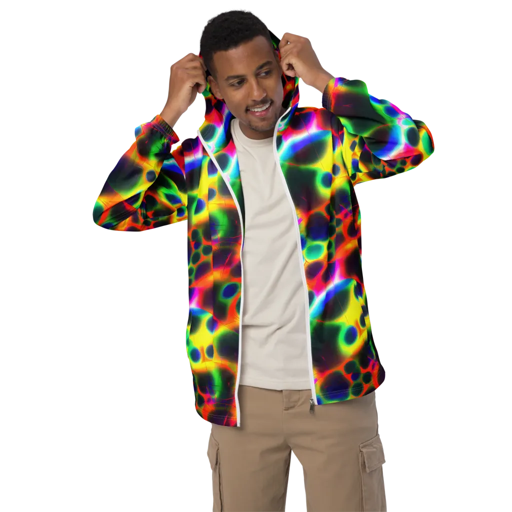 Lucid Voltage on Men's Windbreaker — Front