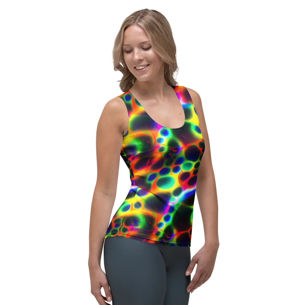 Lucid Voltage on Women's Tank Top — Right Front