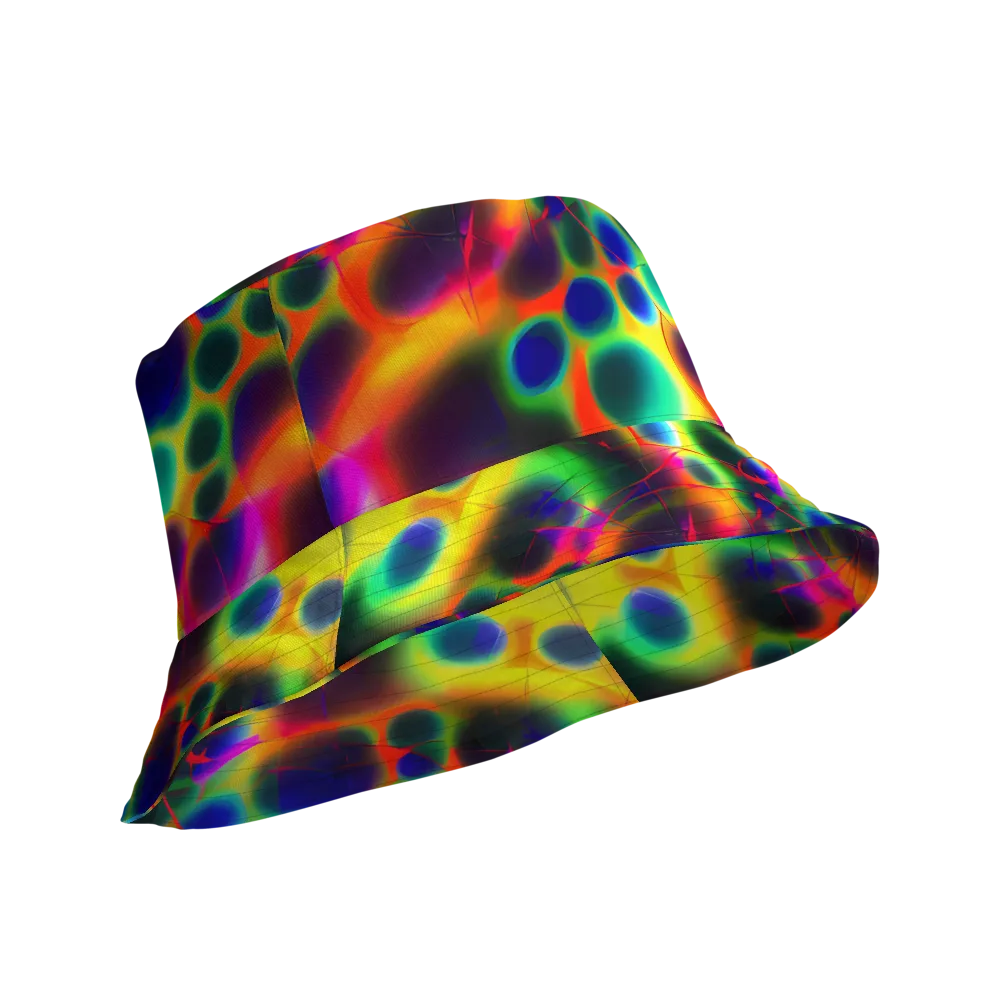 Lucid Voltage on Reversible Bucket Hat — Product details Outside