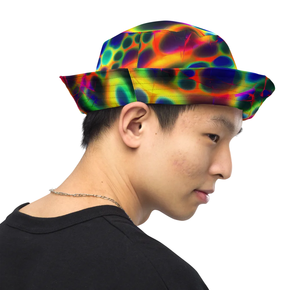 Lucid Voltage on Reversible Bucket Hat — Right Outside
