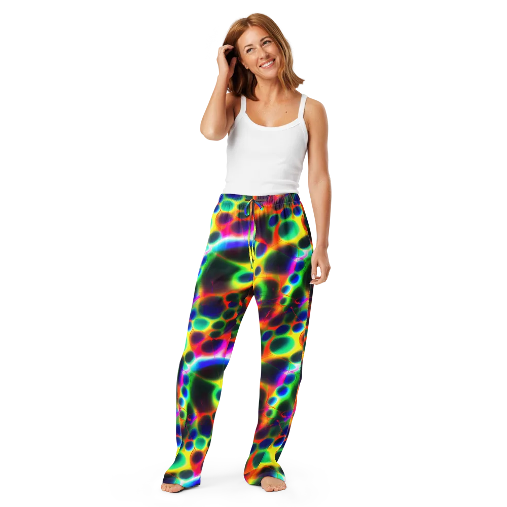 Lucid Voltage on Women's Pajama Pants — Front