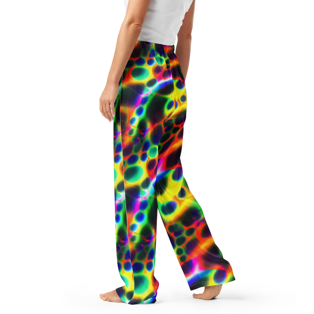 Lucid Voltage on Women's Pajama Pants — Left