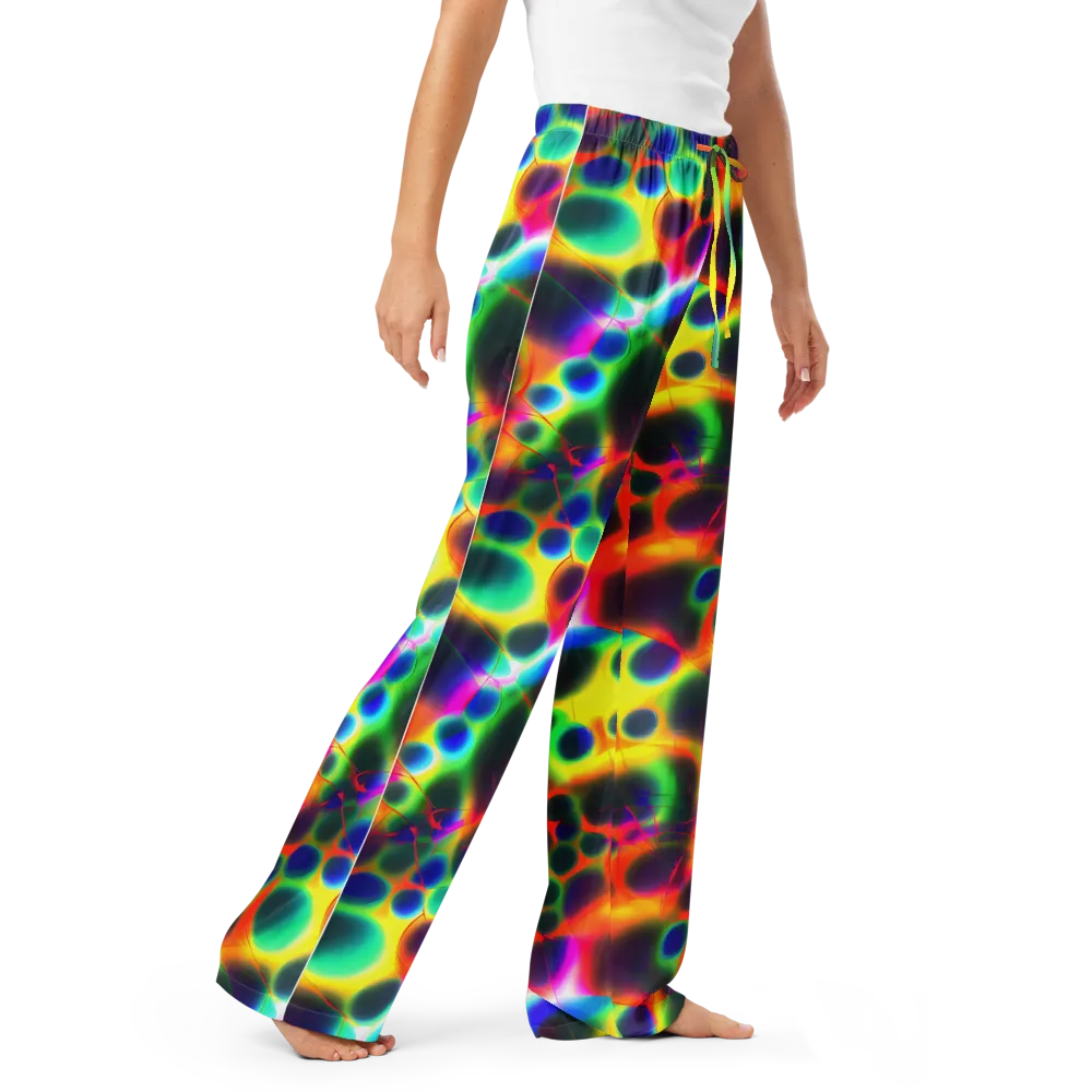 Lucid Voltage on Women's Pajama Pants — Right Front