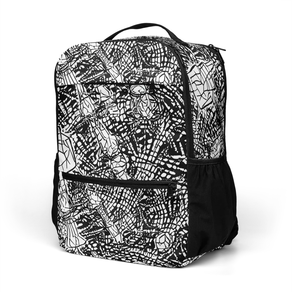 Obsidian Static on Utility Backpack — Left Front
