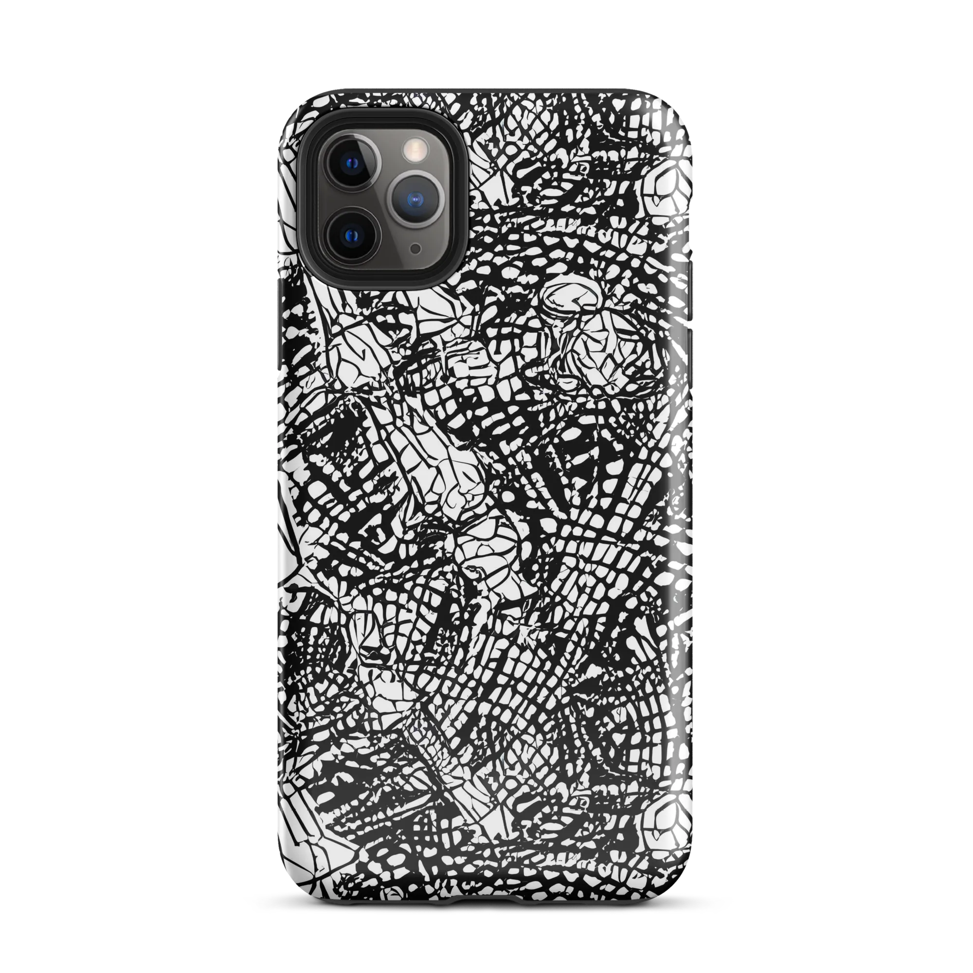 Obsidian Static on Tough Case for iPhone® — Front