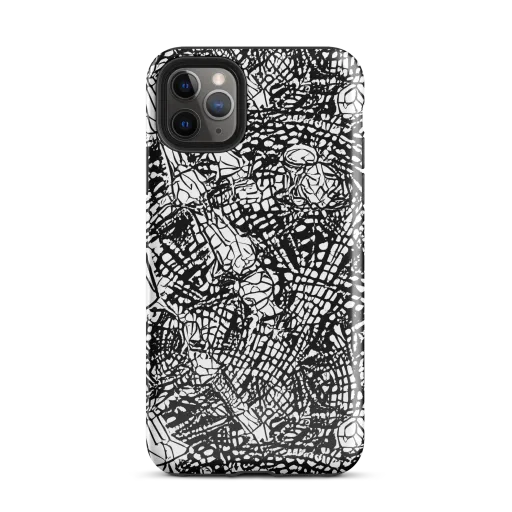 Obsidian Static on a Tough Case for iPhone®
