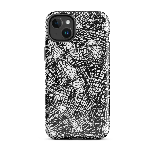 Obsidian Static on a MagSafe Tough Case for iPhone®