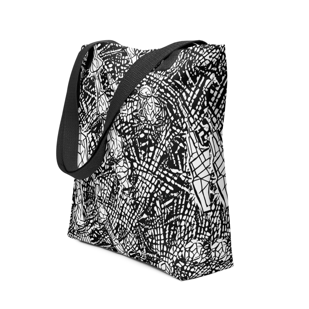 Obsidian Static on Tote Bag — Front
