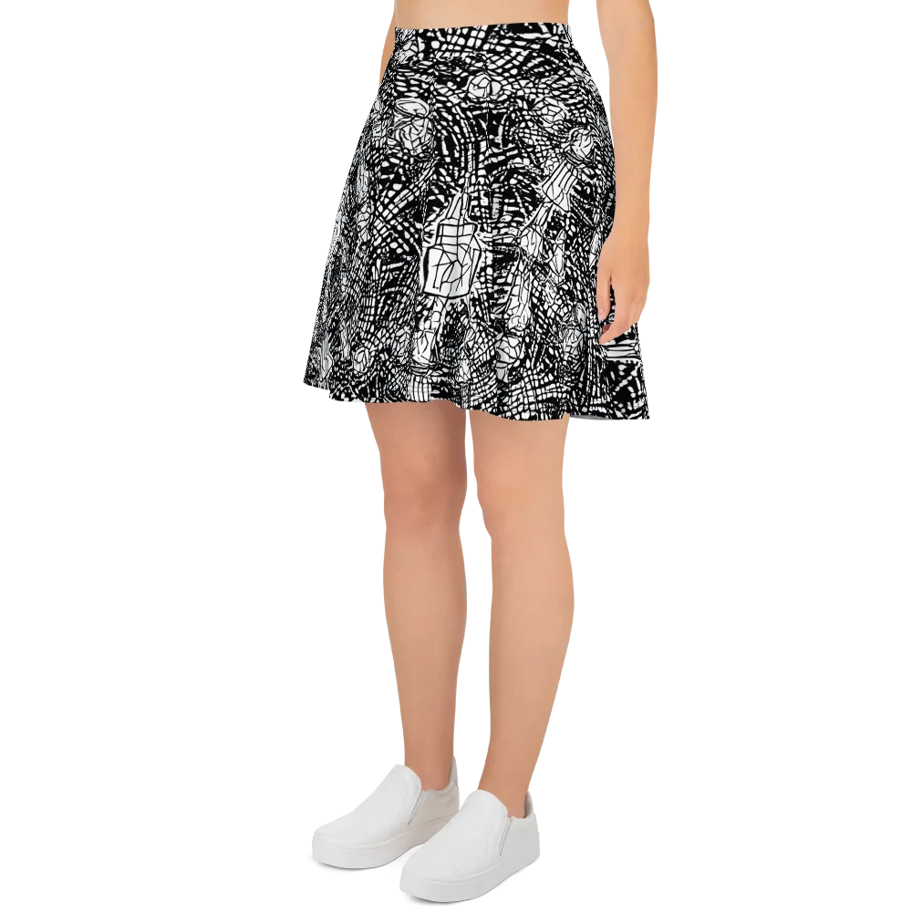 Obsidian Static on Skater Skirt — Left