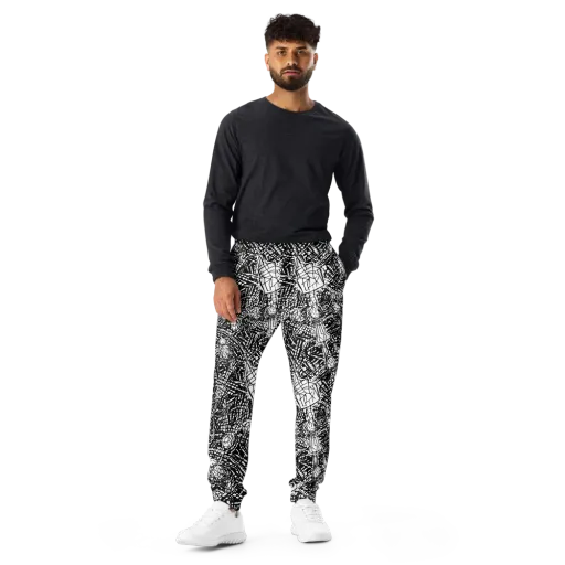 Obsidian Static on a Men's Joggers