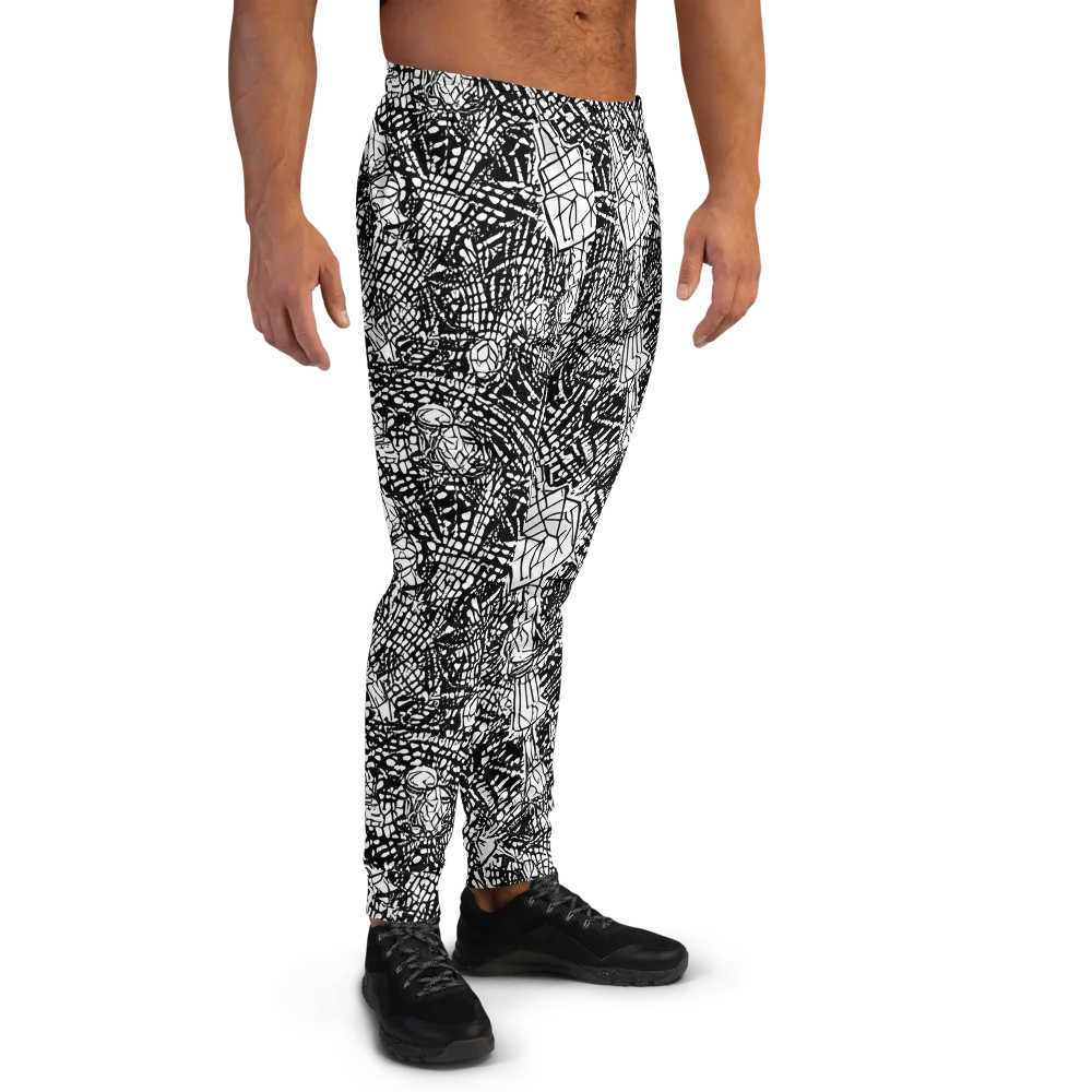 Obsidian Static on Men's Joggers — Right