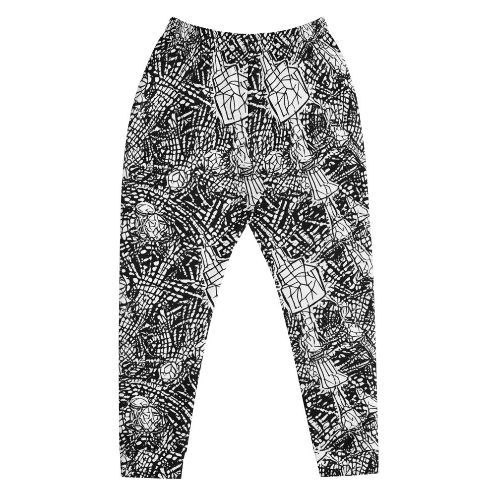 Obsidian Static on Men's Joggers — Front